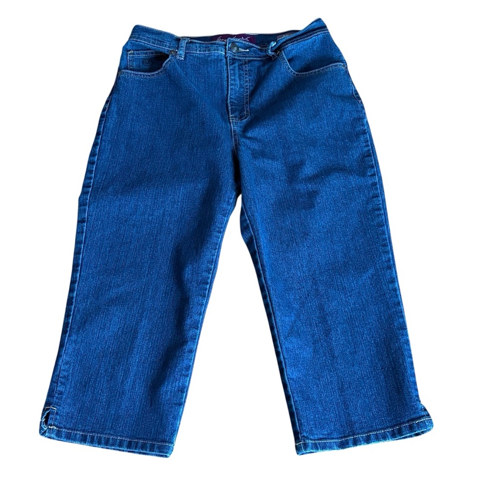 Gloria Vanderbilt Amanda Women’s Size 6 Capri Blue Jeans